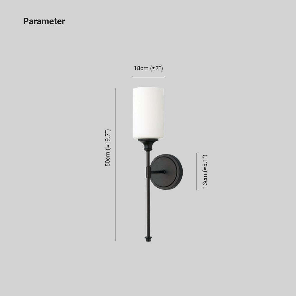 Eryn Nordic Wall Lamp Dimensions, 50cm x 18cm, Lassola Lighting