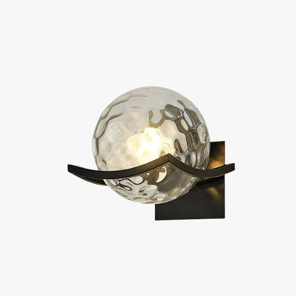 Valentina Vanity Modern Art Wall Lamp - Glass sphere with light