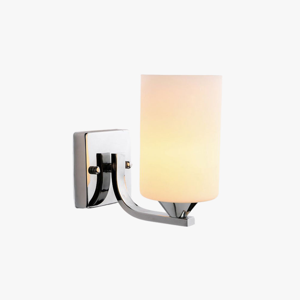 Eryn Minimalism Cylindrical Metal Glass Art Vanity Wall Lamp