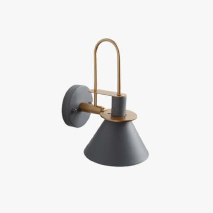 Morandi Horn Shape Metal Wall Lamp in Living Room/Bedroom/Bathroom