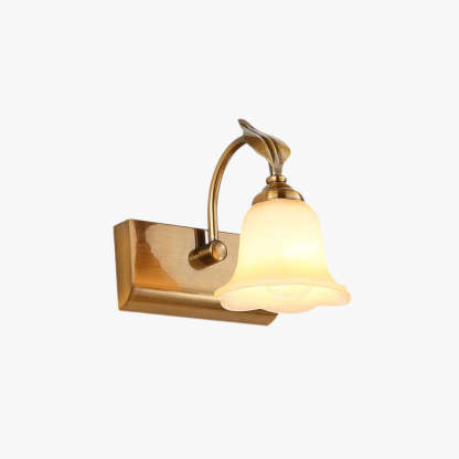 Félicie Flower Wall Lamp, Metal and Glass