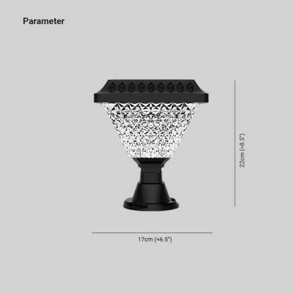 Riley modern outdoor light dimensions