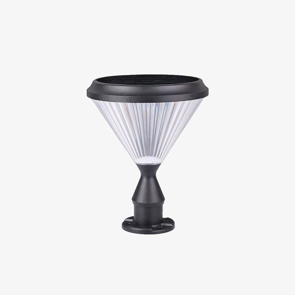 Riley Modern Diamond Shape Metal Acrylic Outdoor Lamp