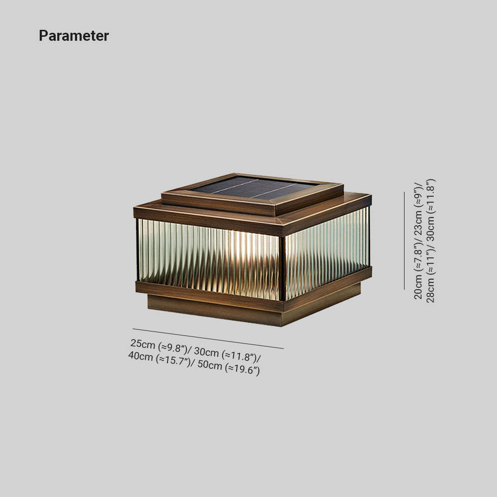 Riley Outdoor Pillar Light Dimensions