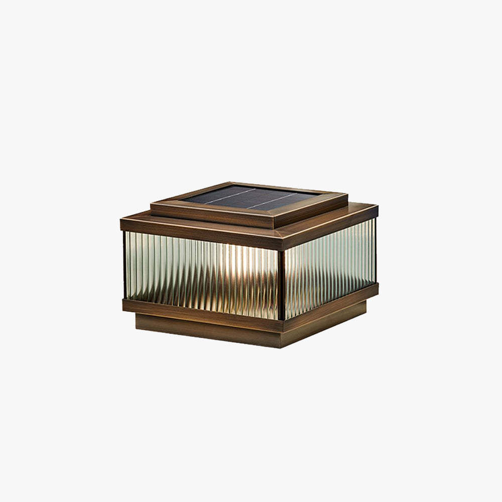 Riley Modern Rectangular Metal Outdoor Floor Lamp
