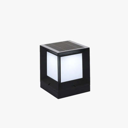 Riley Modern Simple Rectangle Metal Outdoor Floor Lamp