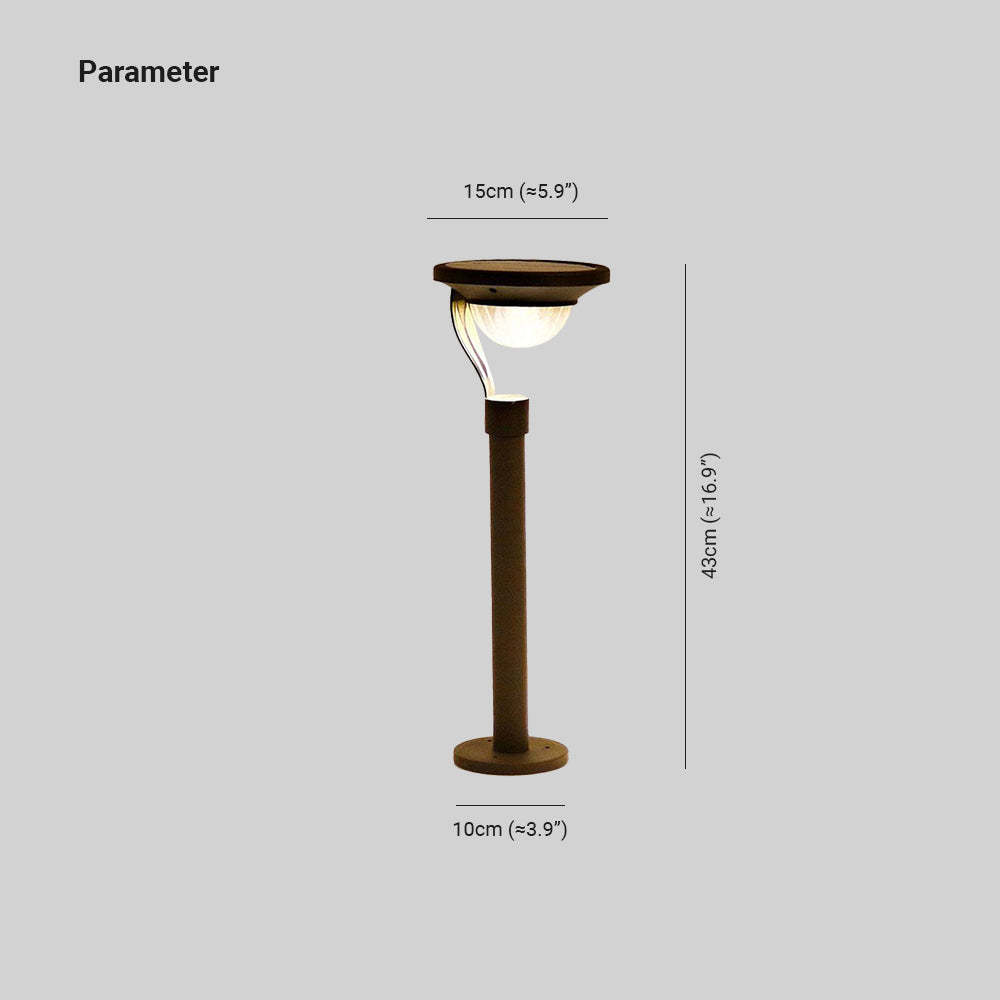 Pena Bollard Light Dimensions - 15cm, 43cm, 10cm