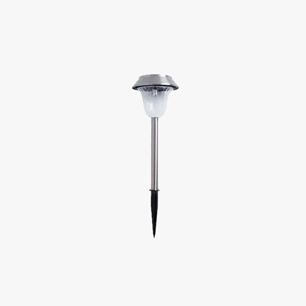 Pena Modern Metal Bell Solar Outdoor Bollard Light