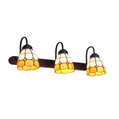 Baxter Flower Wall Lamp - Vintage Style Metal and Glass Lighting