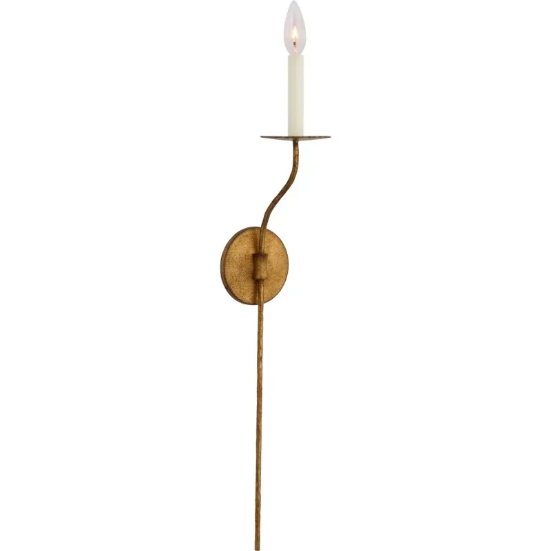 Alessio Vintage Candle Metal Wall Light Fixture Hallway Bedroom Bathroom