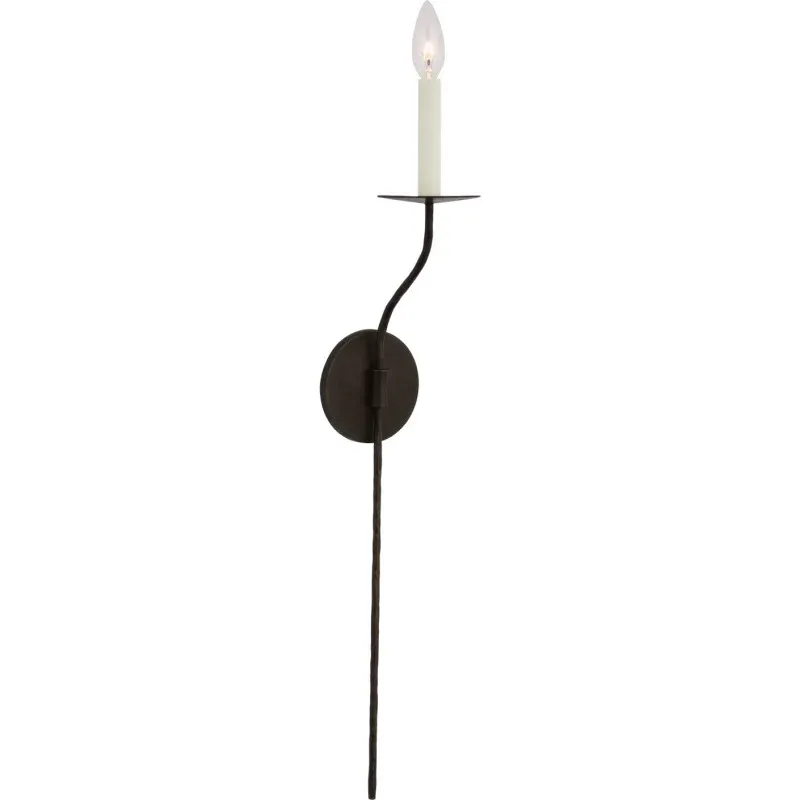 Alessio Vintage Candle Metal Wall Light Fixture Hallway Bedroom Bathroom