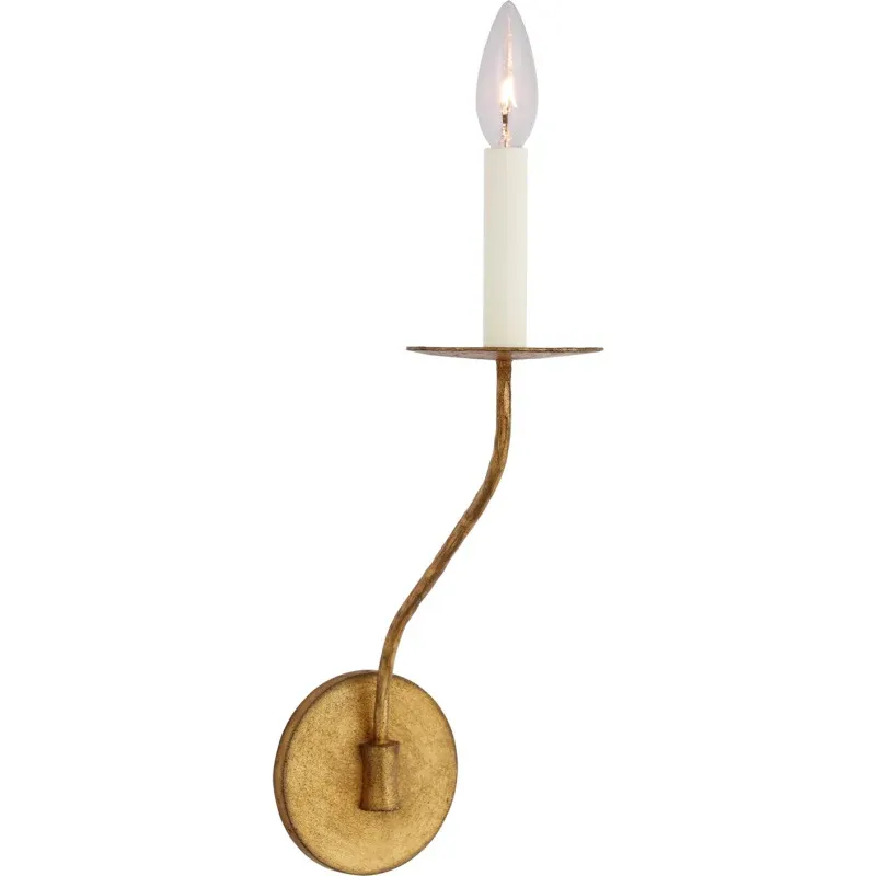 Alessio Vintage Candle Metal Wall Light Fixture Hallway Bedroom Bathroom