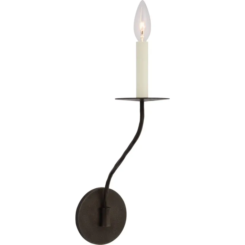 Alessio Vintage Candle Metal Wall Light Fixture Hallway Bedroom Bathroom