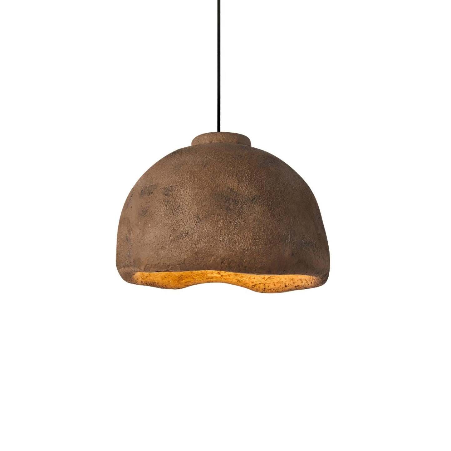 Brown Cairns Pendant Light - Wabi Sabi style