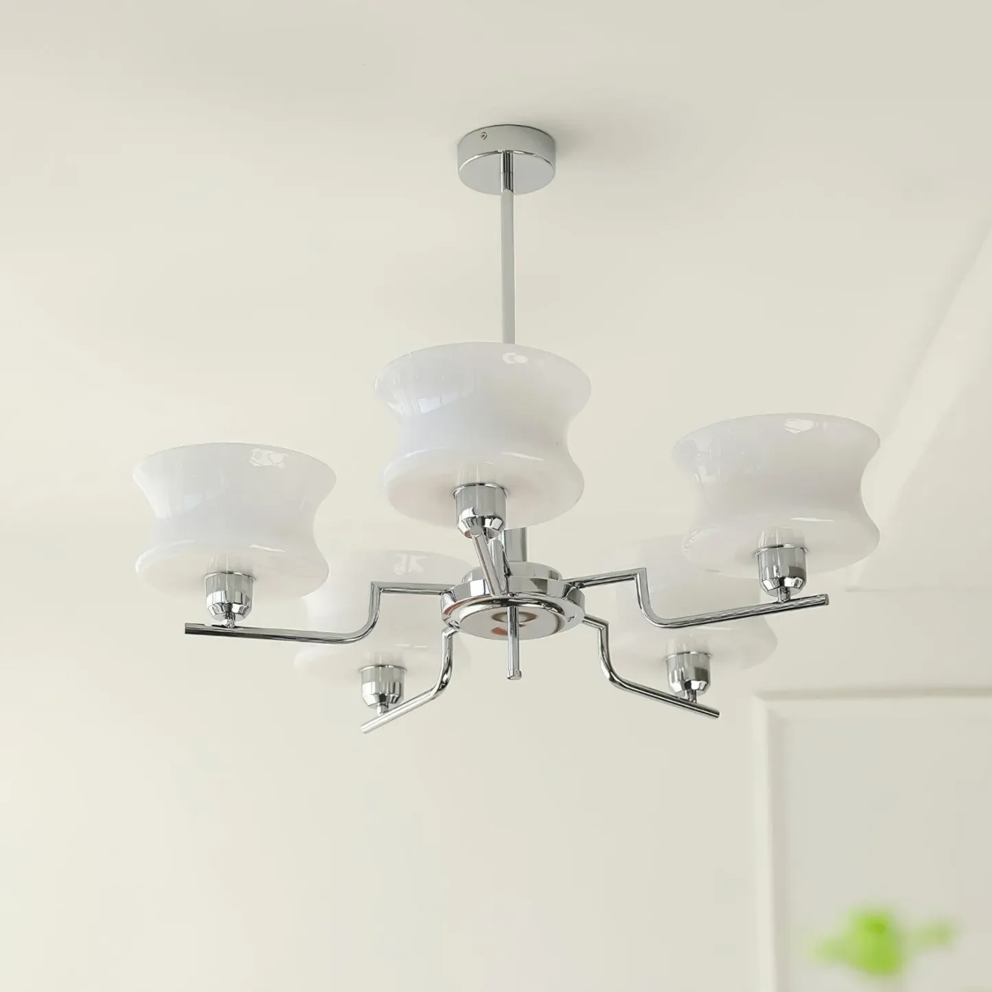 Valentina Vintage Metal Glass Pendant Light Bedroom Living Room
