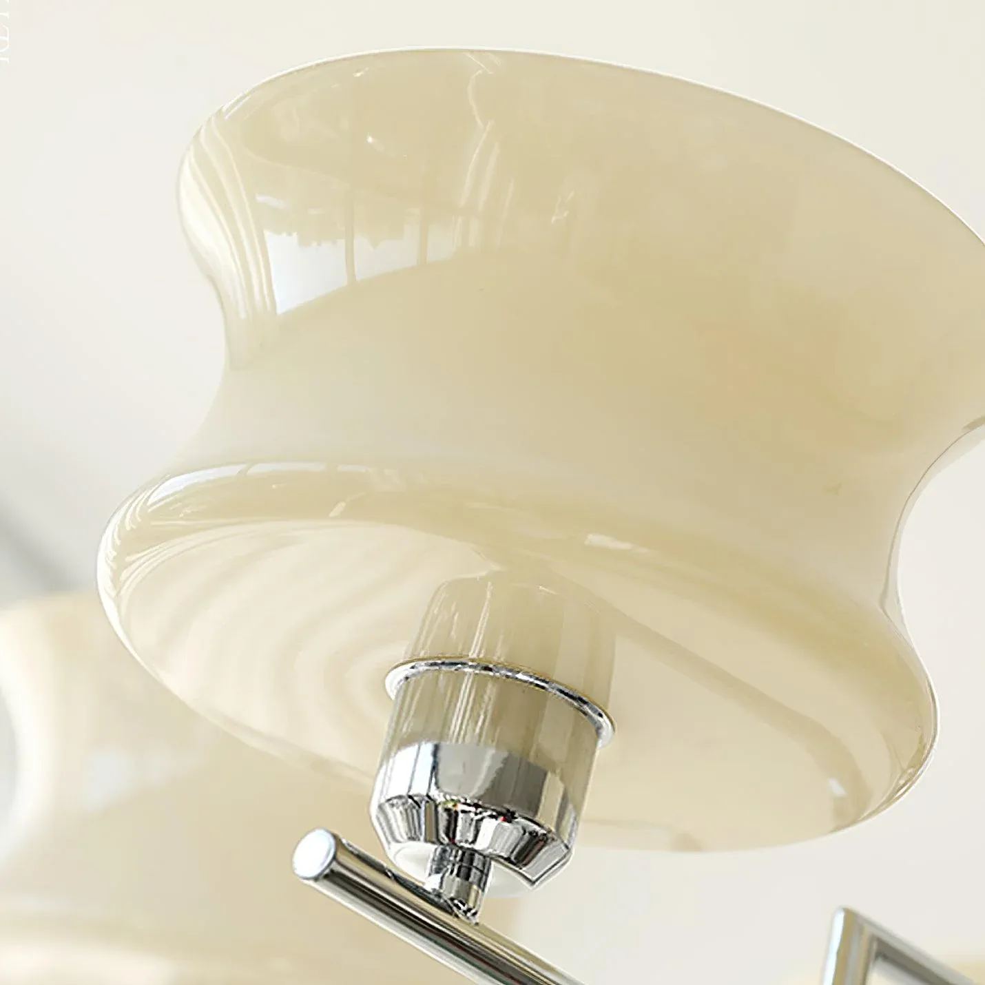 Valentina Vintage Metal Glass Pendant Light Bedroom Living Room