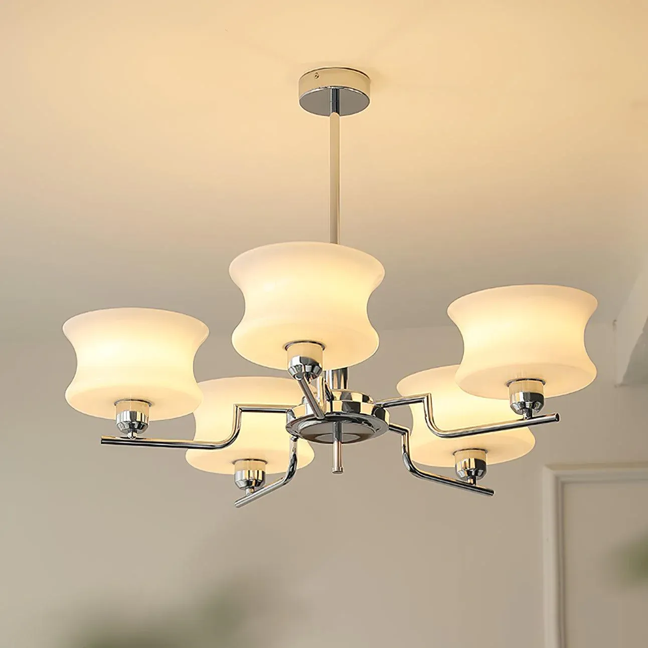Valentina Vintage Metal Glass Pendant Light Bedroom Living Room