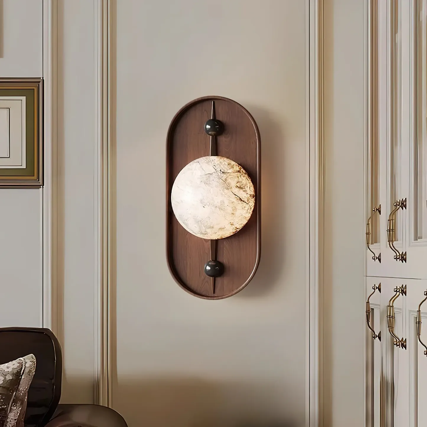 Muto wall lamp in room setting