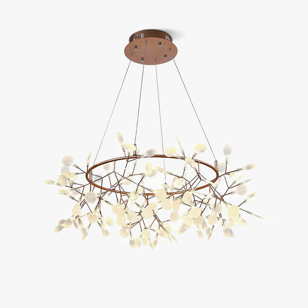 Olivia Firefly Chandelier, modern art deco lighting