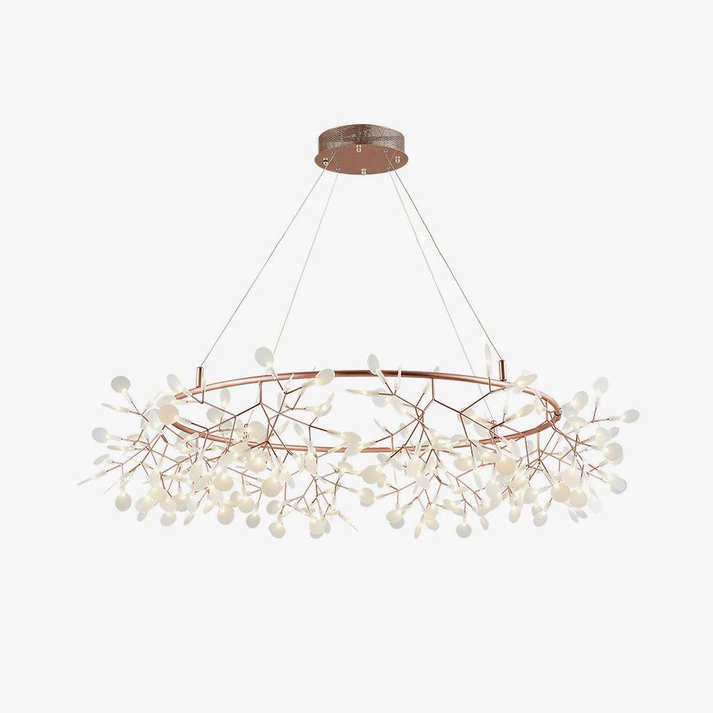 Olivia Firefly Chandelier, modern art deco lighting fixture