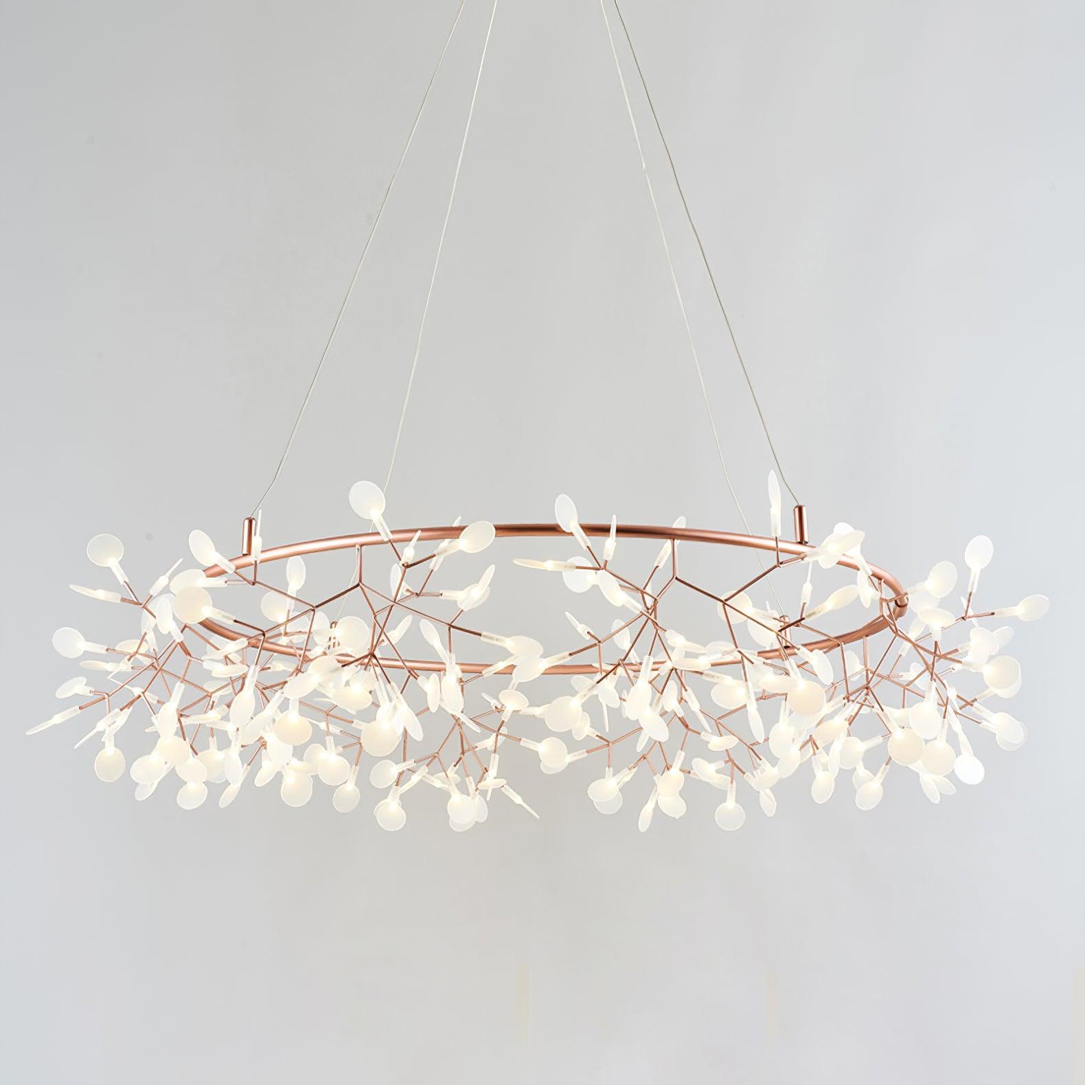 Olivia Unique Round Sputnik Art Deco Firefly Chandelier