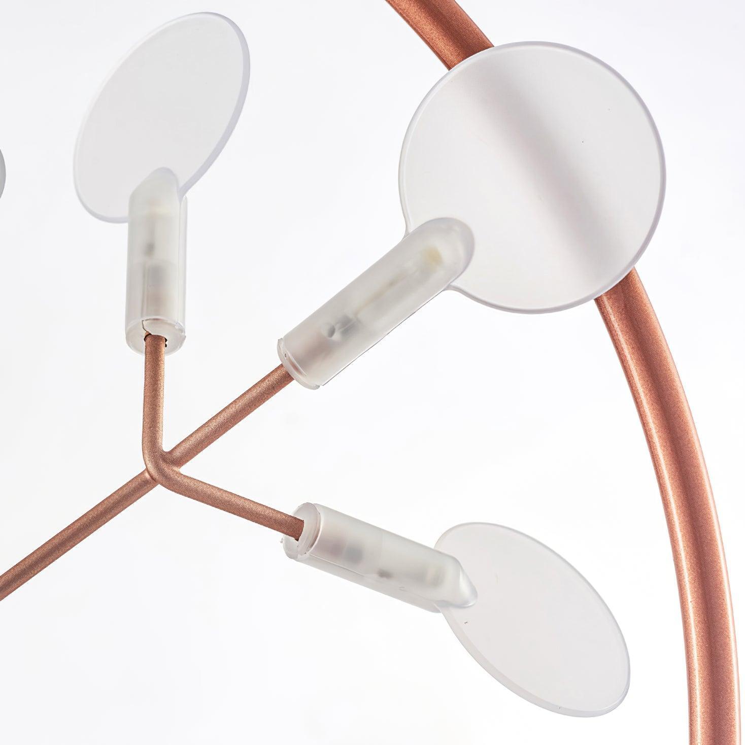 Olivia Firefly Chandelier detail: Acrylic, Metal, and LED.