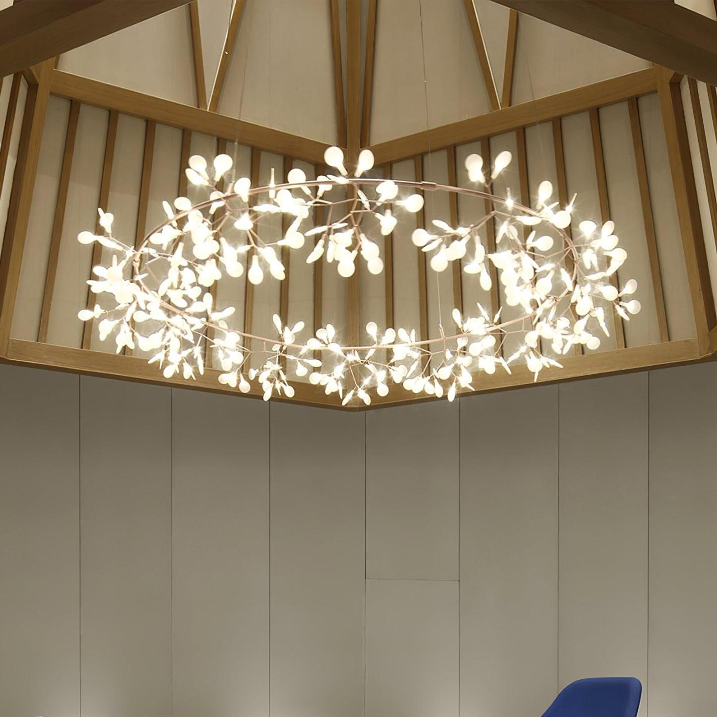 Olivia Sputnik chandelier, modern art deco lighting