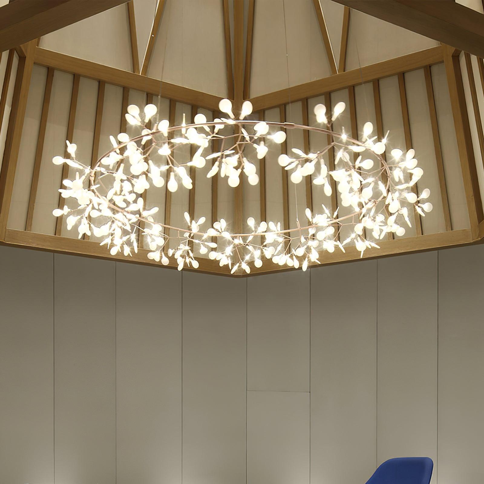 Olivia Sputnik chandelier, modern art deco lighting