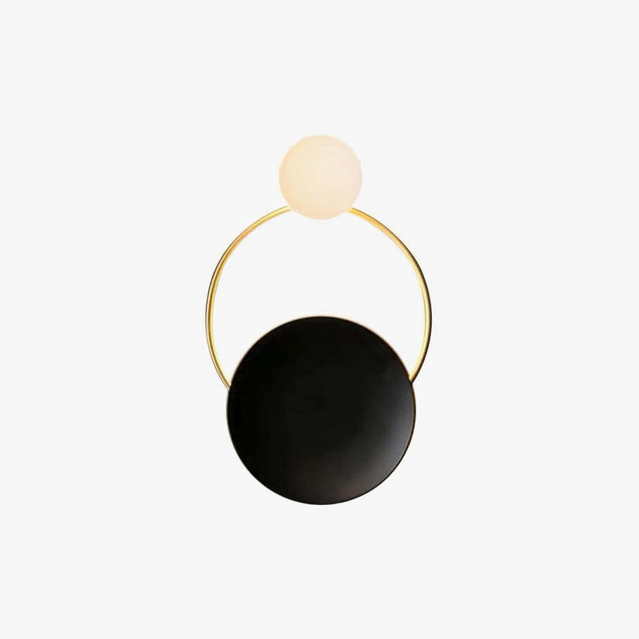 Emyr LED Wall Lamp - Modern Gold and Black Lighting