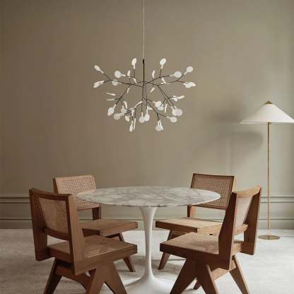 Olivia Sputnik Chandelier over a dining table