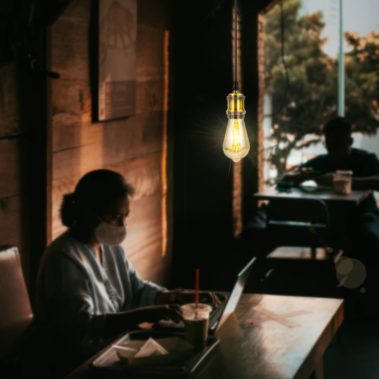 Alessio Pendant Light in coffee shop