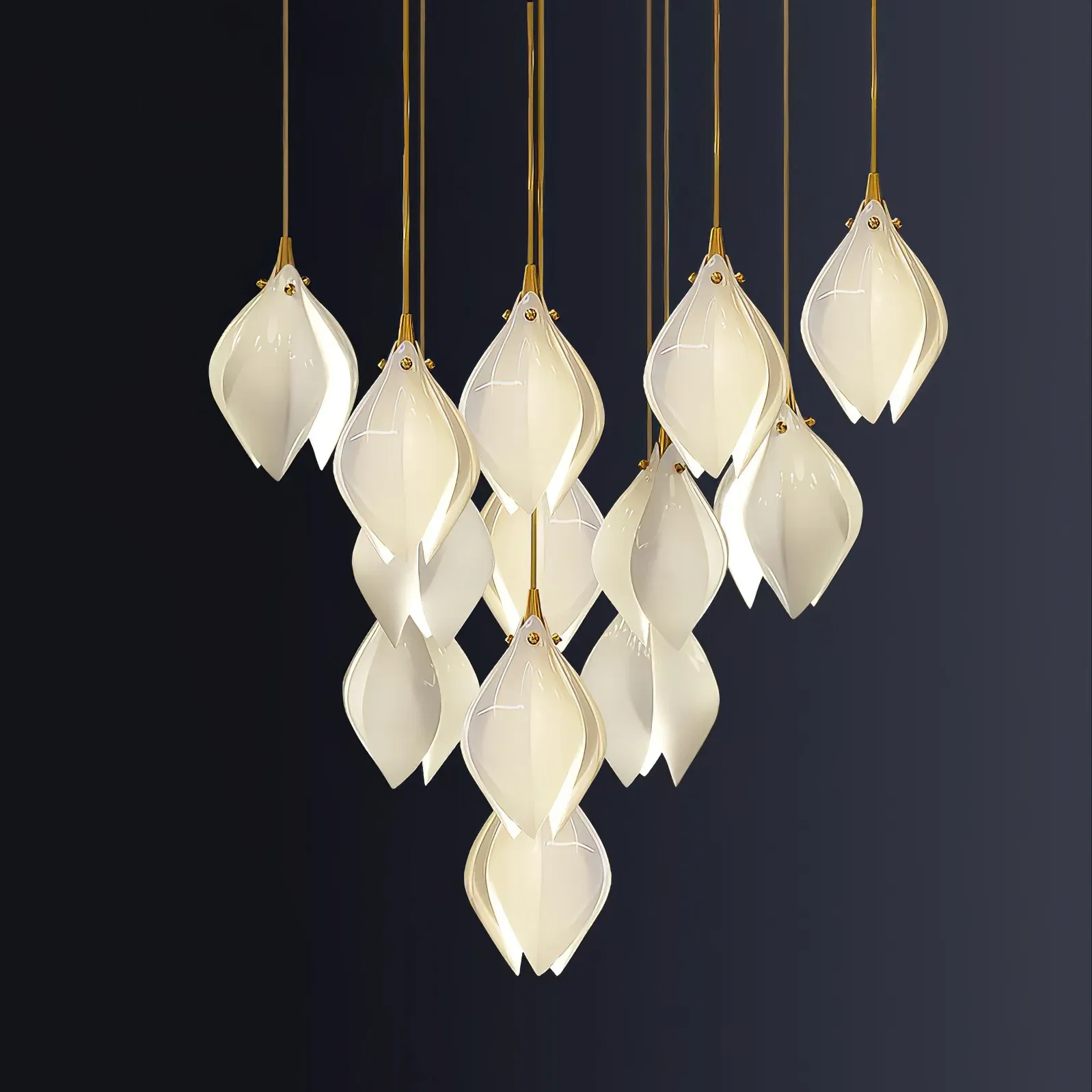 Carins Modern Unusual Ceramic Pendant Light Living Room Hallway