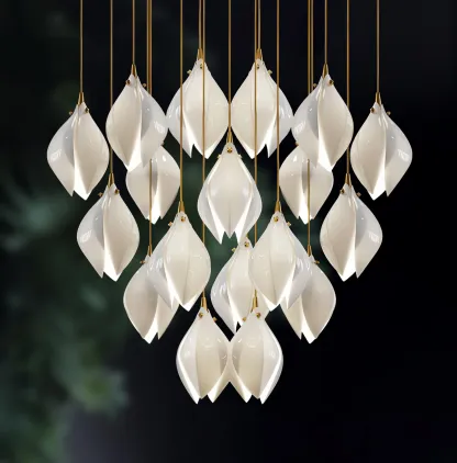 Carins Modern Unusual Ceramic Pendant Light Living Room Hallway