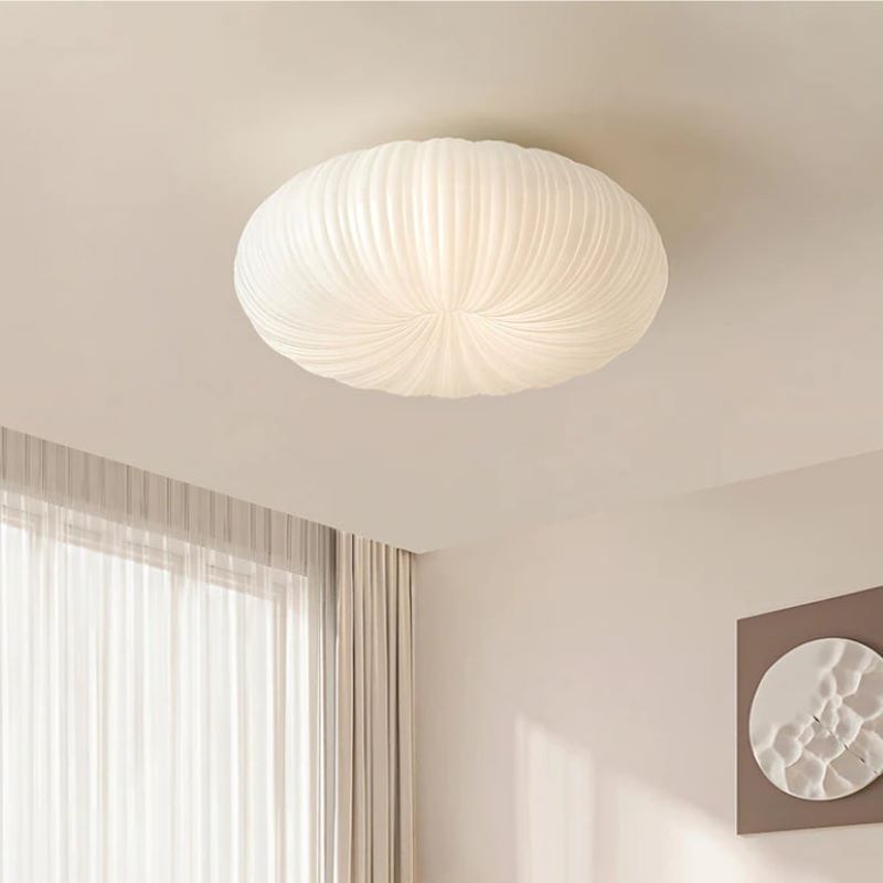 Quinn Minimalist LED Flush Mount Ceiling Light Metal Acrylic Bedroom