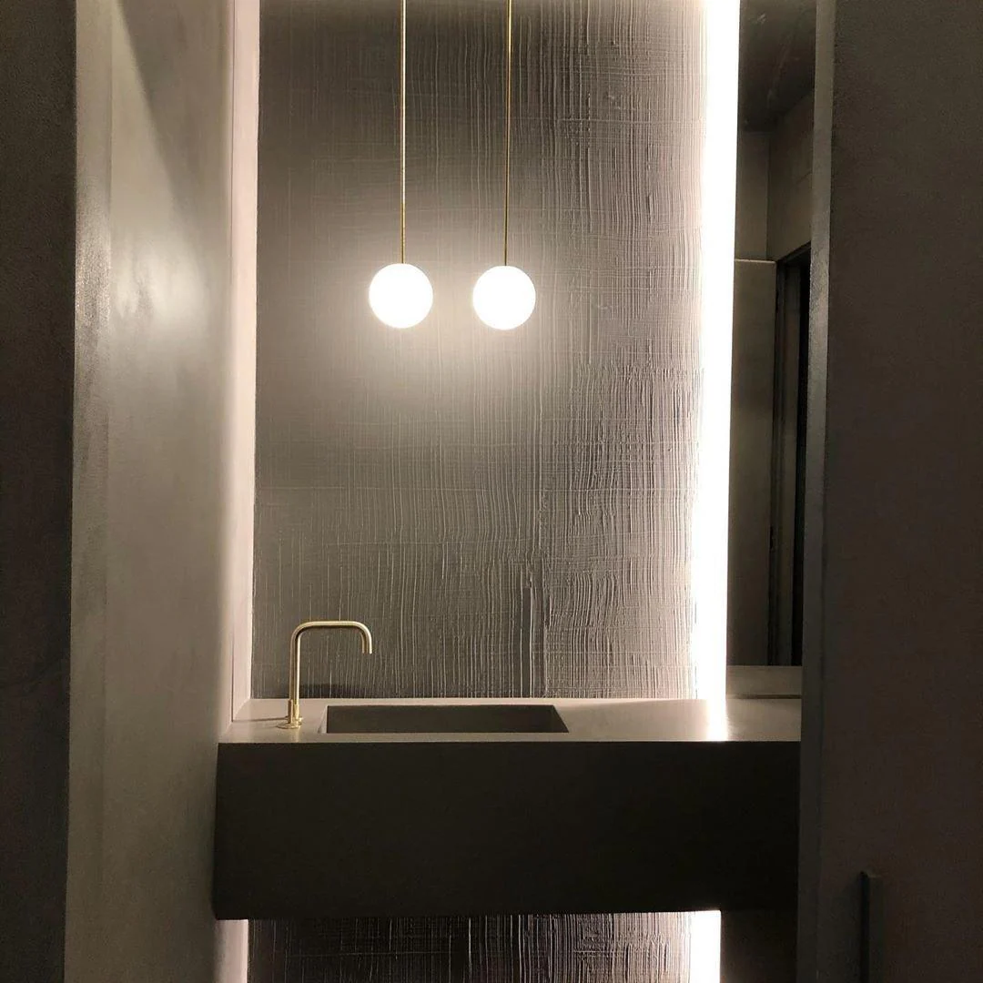 Hailie Modern Minimalism Glass Pendant Light Dining Room Bedroom