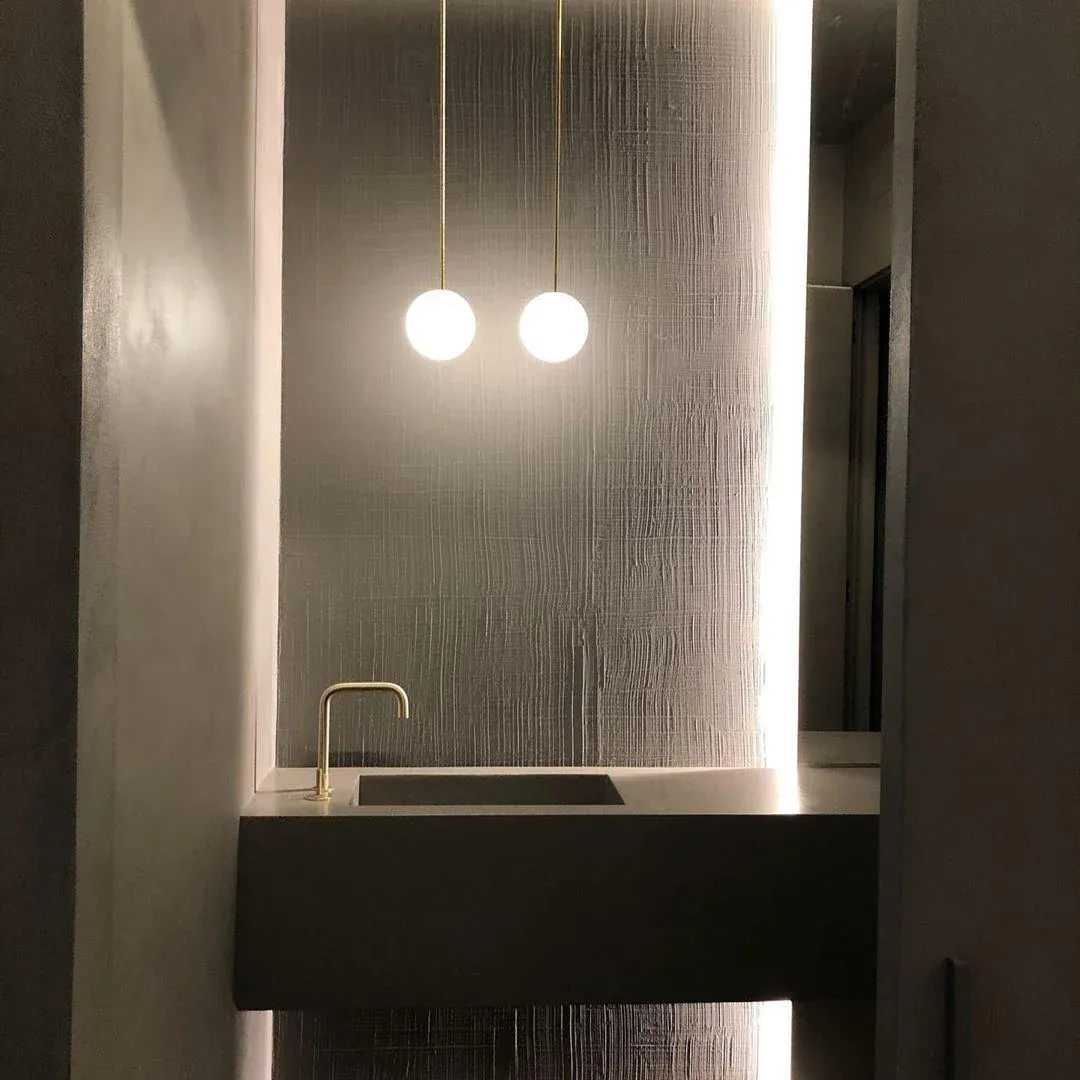 Hailie Modern Minimalism Glass Pendant Light Dining Room Bedroom