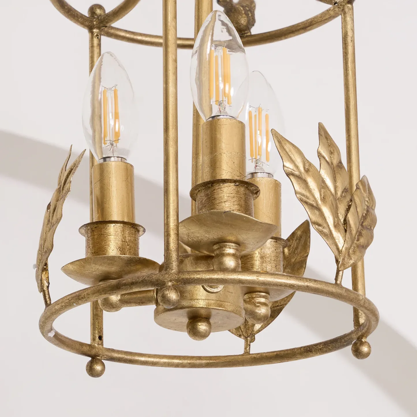 Alessio Vintage Metal Bronze Gold Pendant Light Dining Room Bedroom
