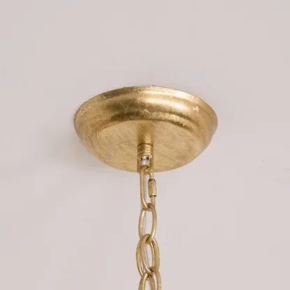 Alessio Vintage Metal Bronze Gold Pendant Light Dining Room Bedroom