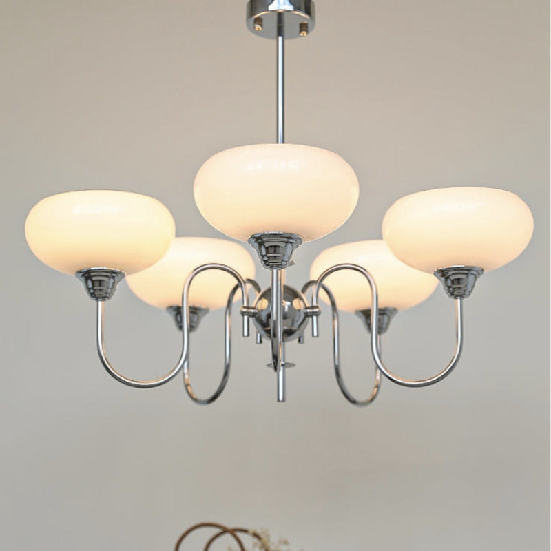 Nielsen Vintage LED Metal Glass Chandelier Living Room