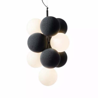 Morandi Bubble Pendant Light in Black and White