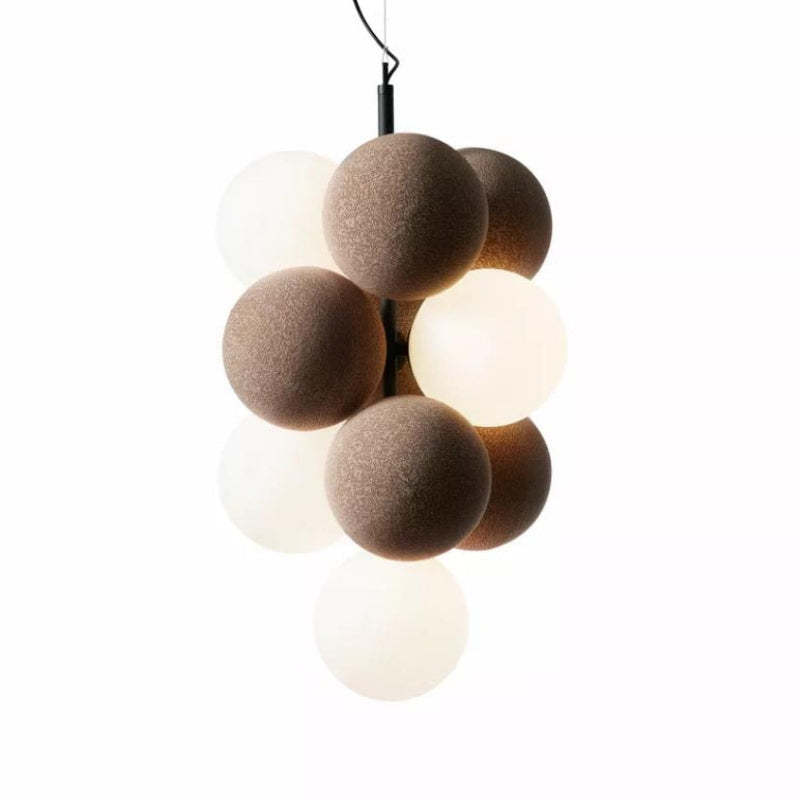 Morandi Bubble Pendant Light with Textured Spheres