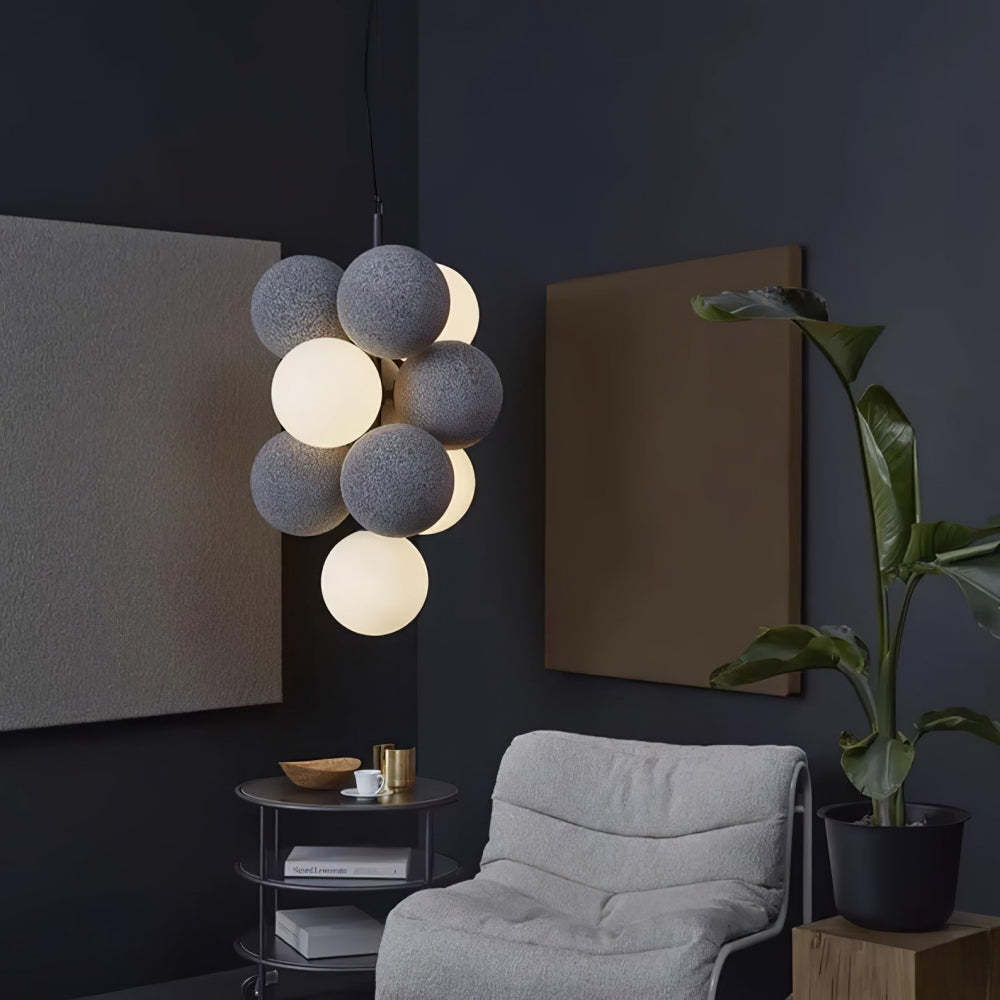 Morandi Bubble Pendant Light in modern interior