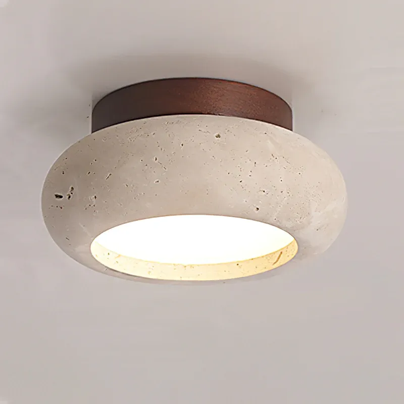 Ceiling Light Mini Donut Wood Living Room Bedroom | Las Sola