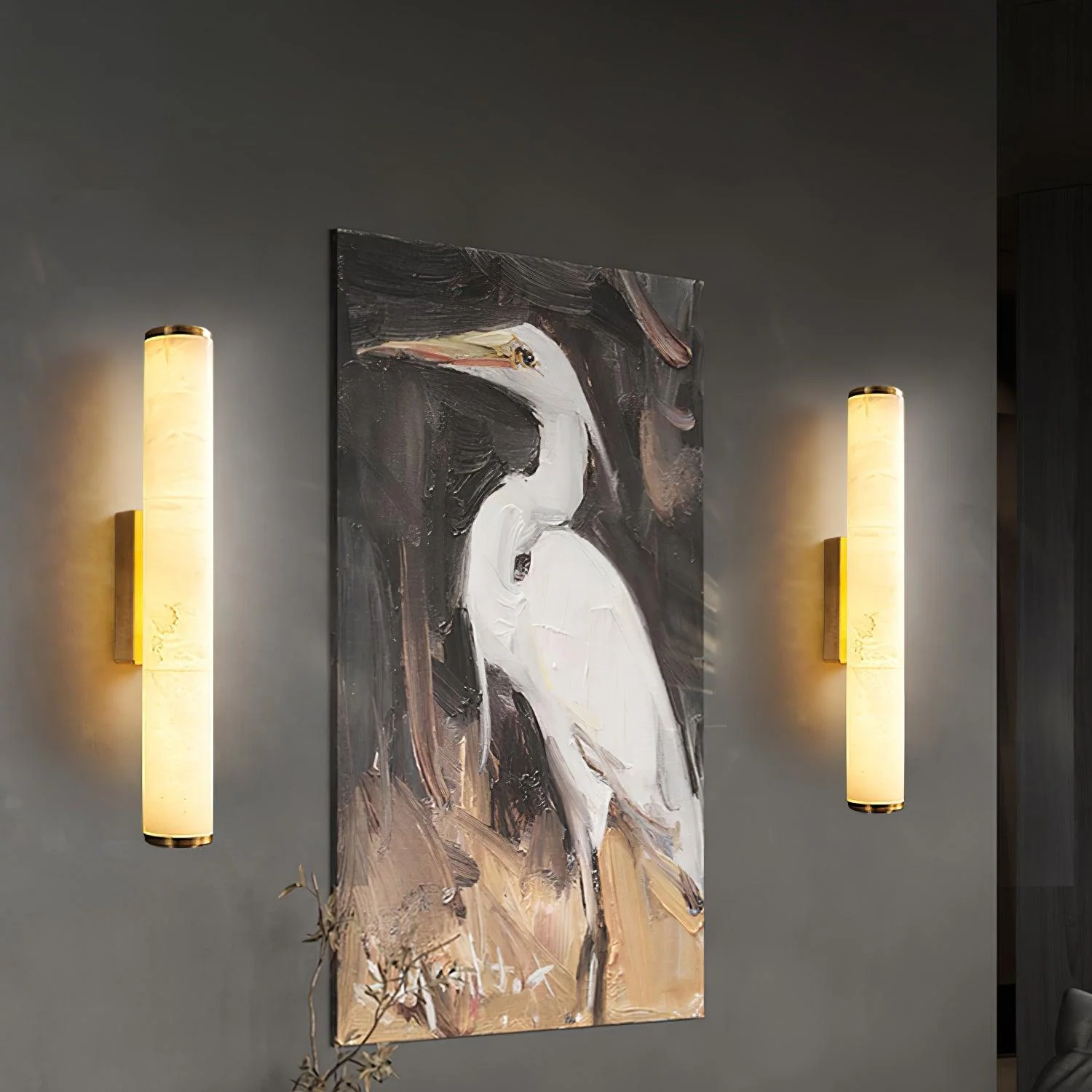 Alessio Modern Urban Metal Resin Wall Light Bedroom Living Room