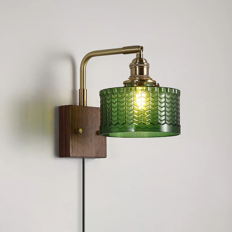 Hailie Emerald Glow Wall Lamp