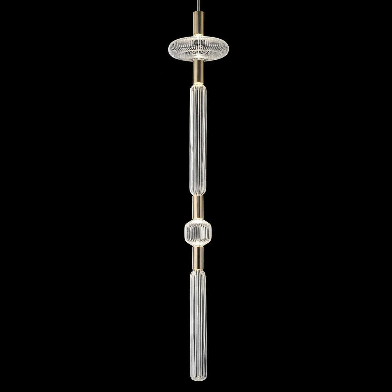 Alessio Vintage Metal Glass Pendant Light Bedroom Living Room