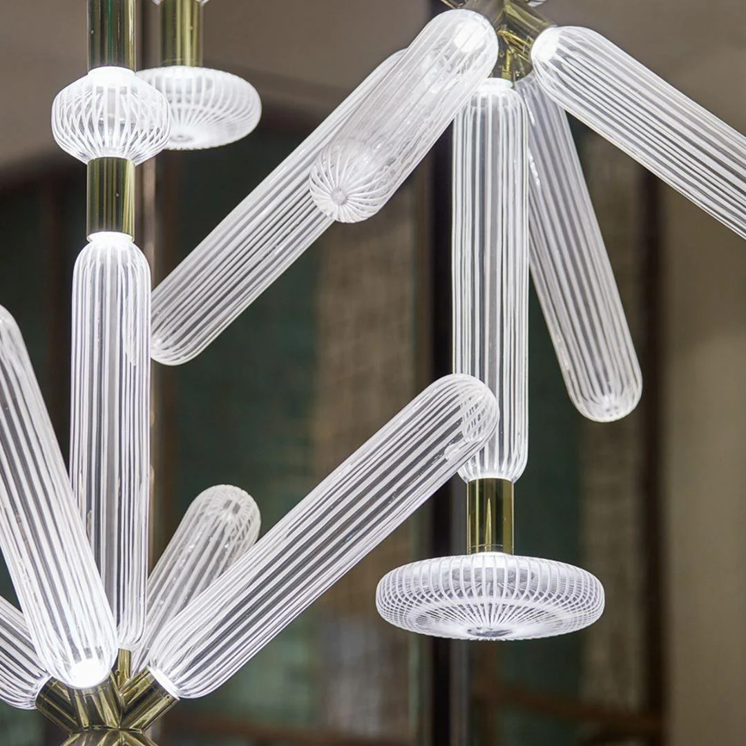 Alessio Vintage Metal Glass Pendant Light Bedroom Living Room