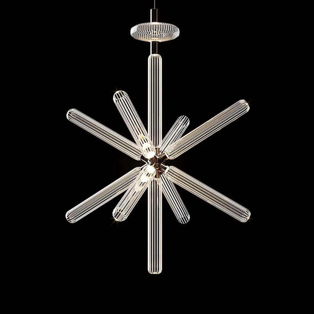 Alessio Vintage Metal Glass Pendant Light Bedroom Living Room