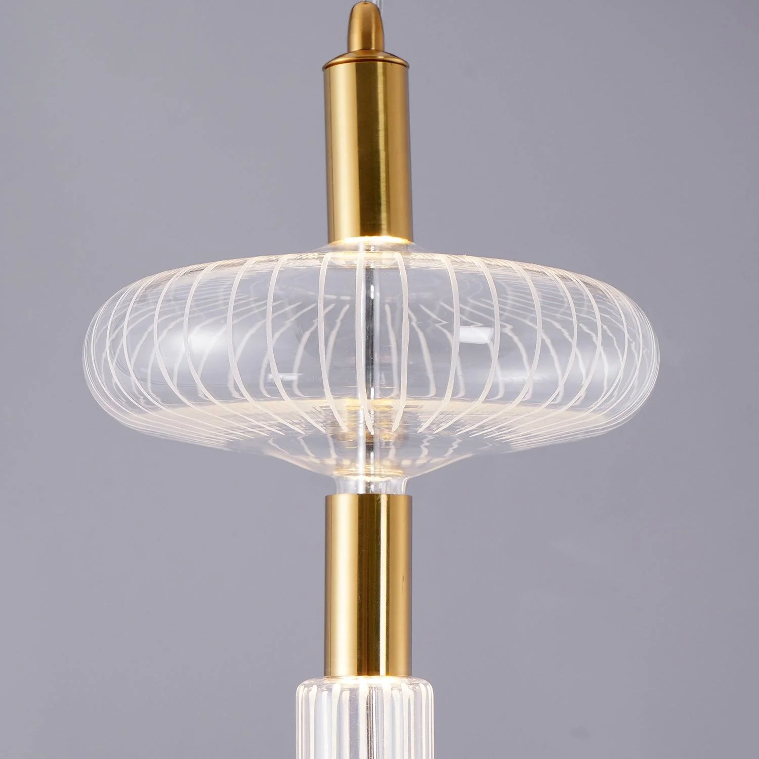Alessio Vintage Metal Glass Pendant Light Bedroom Living Room