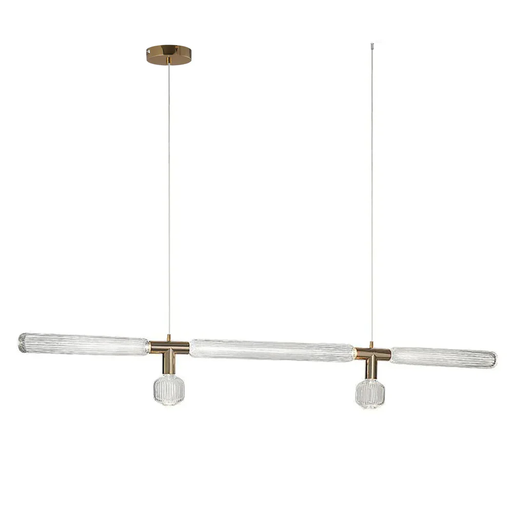 Alessio Vintage Metal Glass Pendant Light Bedroom Living Room